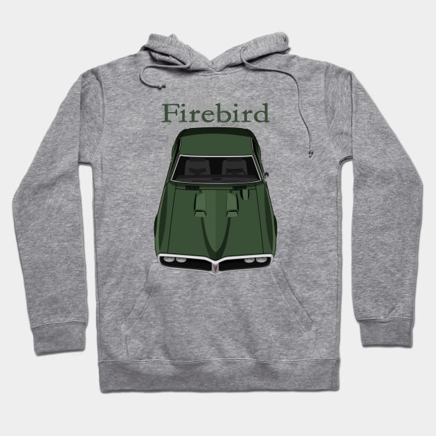 Pontiac Firebird Ram Air 1968 - Verdoro Green Hoodie by V8social